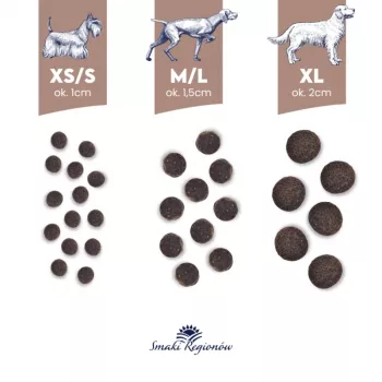 BALTICA Aromas Regionais Raças Pequenas Veado com Frutos da Floresta - Alimento Seco para Cães - 1 kg