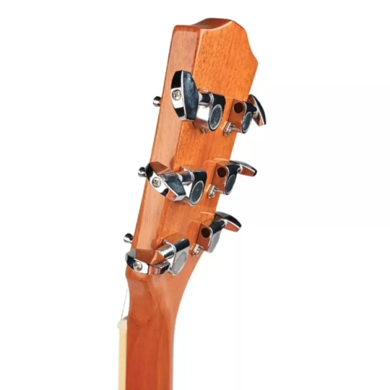 Guitarra eletroacústica V-tone VEAG1 CE 4/4 madeira — Dreadnought tamanho completo, Cutaway, tampo em abeto, fundo e ilhargas em mogno, pré-amplificador incorporado