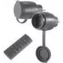 REV - Kit de tomada inteligente - mini - sem fios - 433,05 - 434,79 MHz - preto (0085600503)
