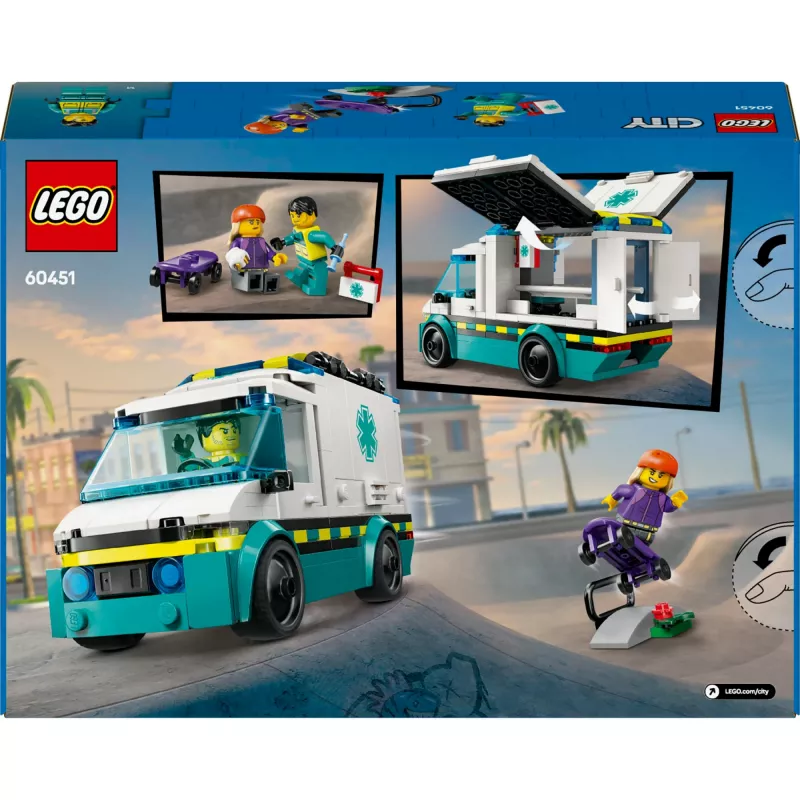 LEGO CITY 60451 Ambulância