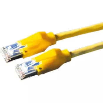 Datwyler DATWYLER - cabo de patch - RJ-45 (M) - RJ-45 (M) - 3 m - cabo SSTP - CAT 6 - isento de halogéneos - amarelo (21.05.0032)