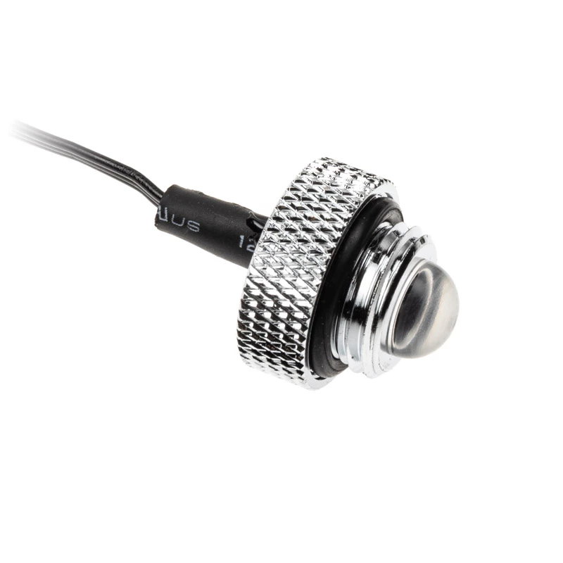 Tampão de fecho XSPC ARGB LED, G1/4, 5V 3Pin - cromado
