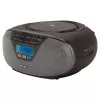 Micro-sistema de áudio Aiwa BBTU-400BK, leitor CD/MP3/FM-PLL/BT (Preto)