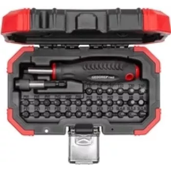 Conjunto de chaves de caixa e bits gedore red 3301348 — conjunto de 32 peças para trabalhos de aparafusamento e fixação