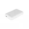 Powerbank portátil FIXED FIXZENM-6-WH — 6000 mAh, carregamento rápido USB-C, branco