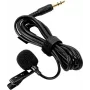 Microfone de lapela Omnitronic FAS 13063455 para emissor de bolso, clip-on, omnidirecional