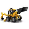 Conjunto de construção LEGO Technic Retroescavadora 42197 — direção articulada, carregador funcional, 104 peças, idade recomendada 7+
