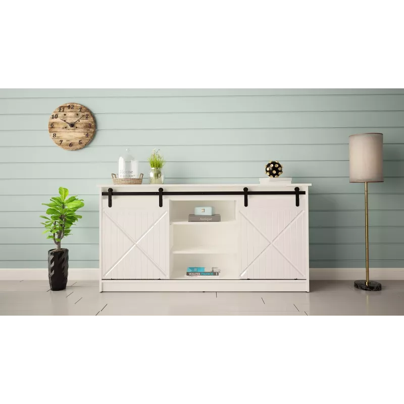 Cómoda 160x80x35 GRANERO branco/branco brilhante