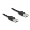 Cabo espiral DeLOCK EASY-USB 2.0 Type-A macho para Type-A macho 0,5 m a 0,8 m preto