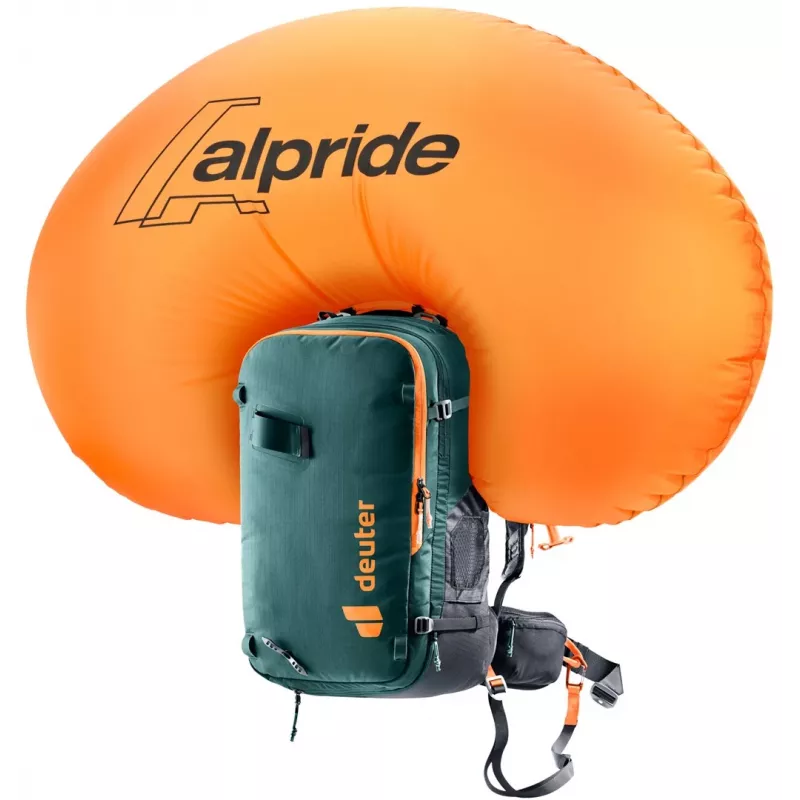 Mochila de avalanche Deuter Alproof 30 SL - preto/verde denim