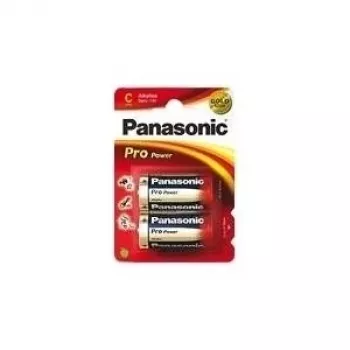 Panasonic 1x2 LR14PPG - pilha descartável - alcalina - 1,5 V - 2 unid. - azul - dourado - vermelho - 25.