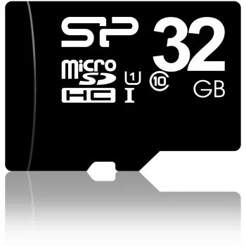 Cartão de memória Silicon Power SP032GBSTH010V10SP 32 GB MicroSDHC UHS-I Class 10