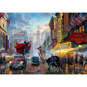 Puzzle Schmidt Spiele Batman, Superman e Wonder Woman 1000 peças