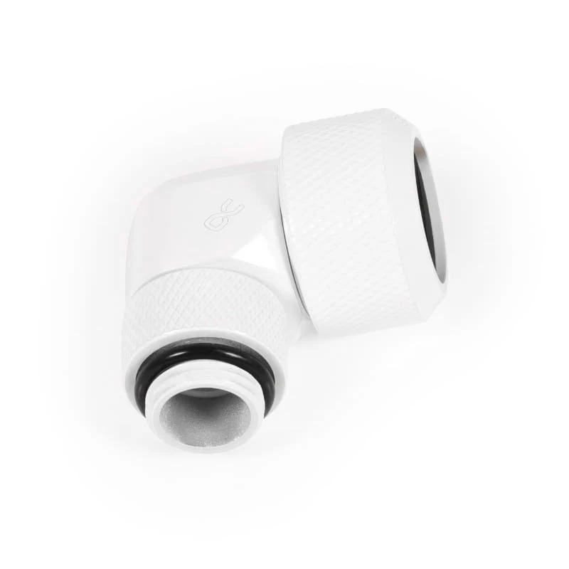 Conector Alphacool 90° G1/4 macho para tubo rígido 13 mm ext. rotativo – Alphacool 17620