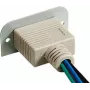 Kindermann Konnect 50 alu - VGA (HD15) 90° - Módulo snap-in para faceplate modular