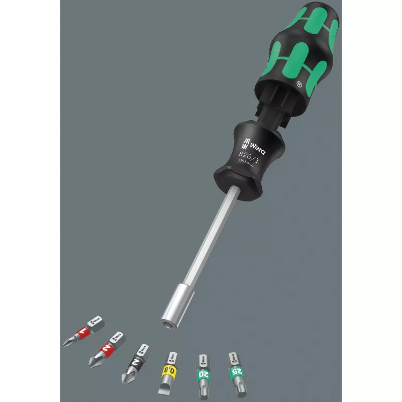 Wera Kraftform Kompakt 27 conjunto 1 conjunto de chaves de fendas com punhos ergonómicos e pontas de precisão