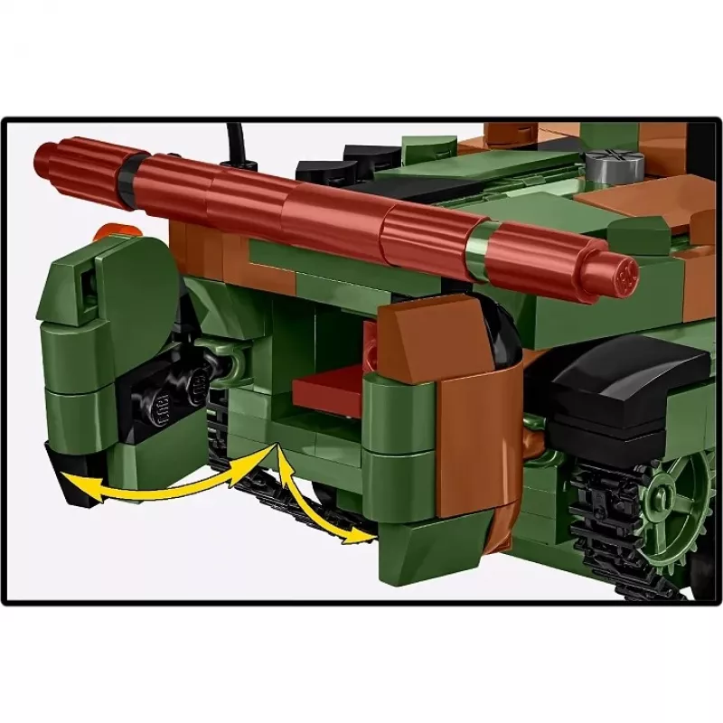Conjunto de blocos Cobi Armed Forces BWP-1 2630 — conjunto modelo do veículo blindado anfíbio polaco-ucraniano