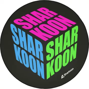 Tapete para cadeira Sharkoon SKILLER SFM11 Cube azul verde rosa poliéster 1200x1200x5mm