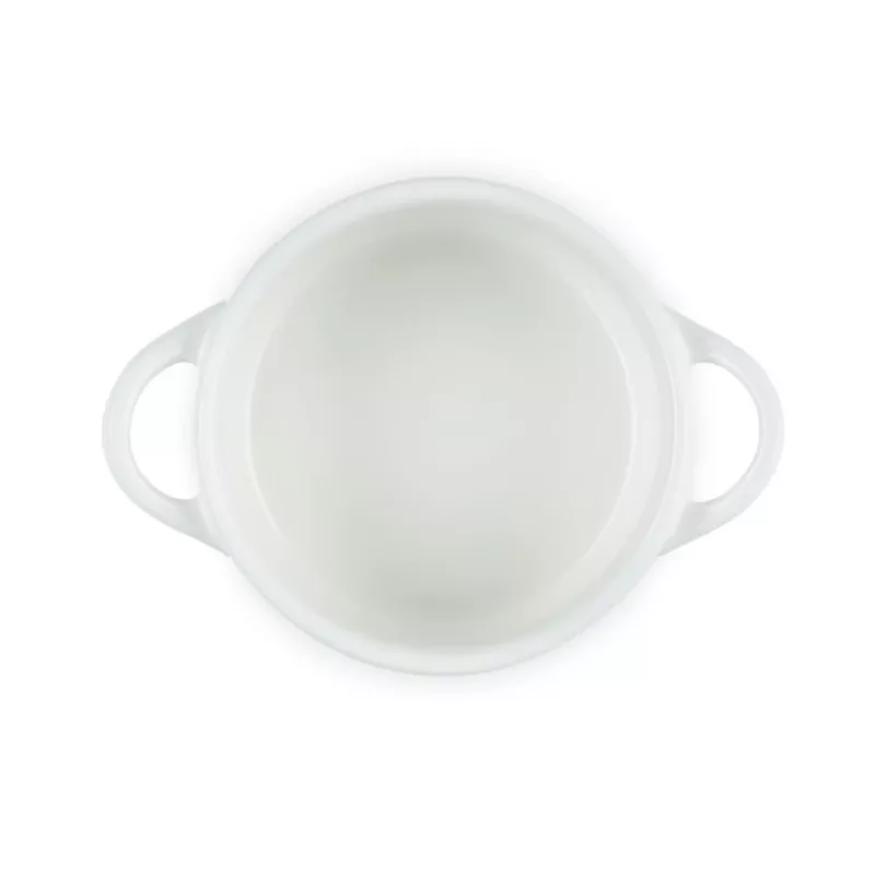 Le Creuset 71901107160100 Mini Dutch Oven, 0,25 L, branco