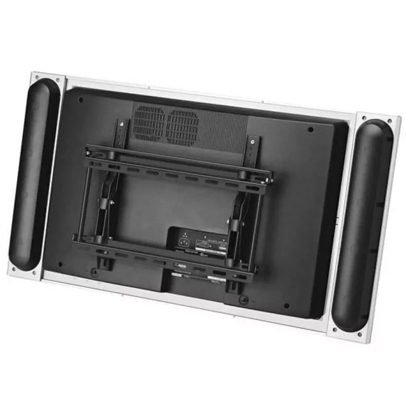 Ergotron Neo-Flex Tilting wall mount, VHD - Kit de montagem (placa de parede, trinco, 2 calhas inclinadas) para painel de plasma - Preto - Tamanho do ecrã: 58,4 - 106,7 cm (23 - 106,70 cm (42)) (60-
