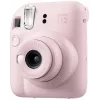 Máquina fotográfica instantânea Fujifilm Instax Mini 12 rosa — imagem 86×54 mm, filme 62×46 mm, distância focal 60 mm