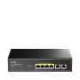 Switch de rede Cudy GS1006P unmanaged Gigabit Ethernet 6 portas PoE, 12 Gbit/s, 2048 MAC, preto