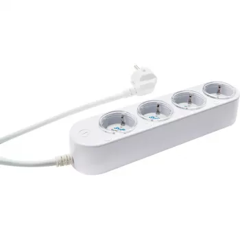 Régua de tomadas Smart 12A Shelly Power Strip 4 Gen4 Zigbee/Matter