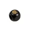 Adaptador em T 3x G¼ (3 vias) para refrigeração líquida, BitsPower BP-CBTMB, acabamento preto carbono