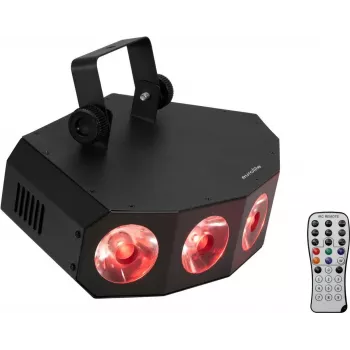 Efeito de luz LED EUROLITE SCY-500 QCL mistura de cores RGB, modelo 51918674