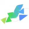 Painéis LED triangulares Nanoleaf NL47-0002TW-9PK — conjunto de 9 painéis de parede RGB, alimentação elétrica, branco