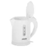 Chaleira elétrica Mesko | MS 1376 | Elétrica | 850 W | 0,8 L | Plástico | Base rotativa 360° | Branco