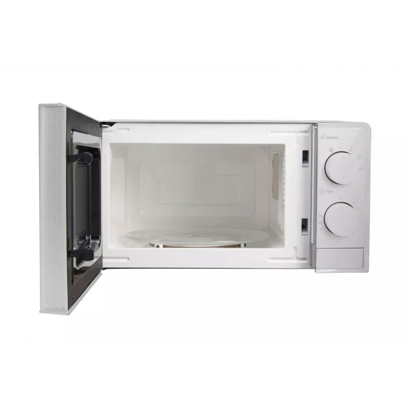 Esperanza ESTOFADO EKO011W micro-ondas solo, de bancada, 20 l, 700 W, 5 níveis de potência, prato rotativo de 24,5 cm, branco