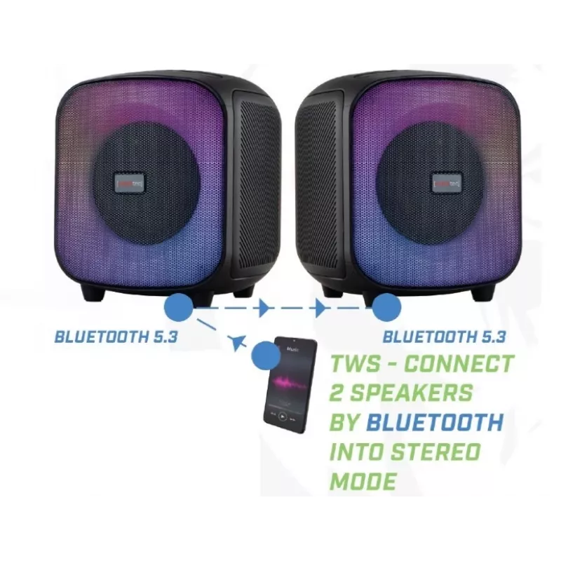 Altifalante Bluetooth FM/USB PowerCUBE 500