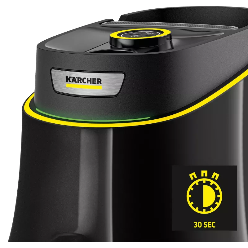 Kärcher 1.513-436.0 limpadora a vapor limpadora a vapor cilíndrica 1 L 1900 W preta