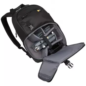 Mochila para câmara Case Logic Bryker Split-use preta em poliéster