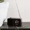 Lenco CR-625BK rádio-despertador DAB+/FM com Bluetooth e carregamento sem fios, preto