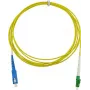 Cabo de fibra ótica simplex BlueOptics LC/APC-SC/UPC monomodo 0,5 metros