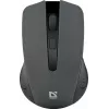 Rato ótico sem fios DEFENDER MM-935 RF, ambidestro, 1600 DPI, cinzento, recetor USB, pilhas AAA