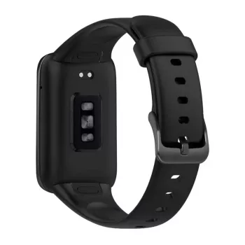Pulseira de silicone FIXED para Xiaomi Mi Smart Band 7 Pro – Preto, ajustável, resistente à água