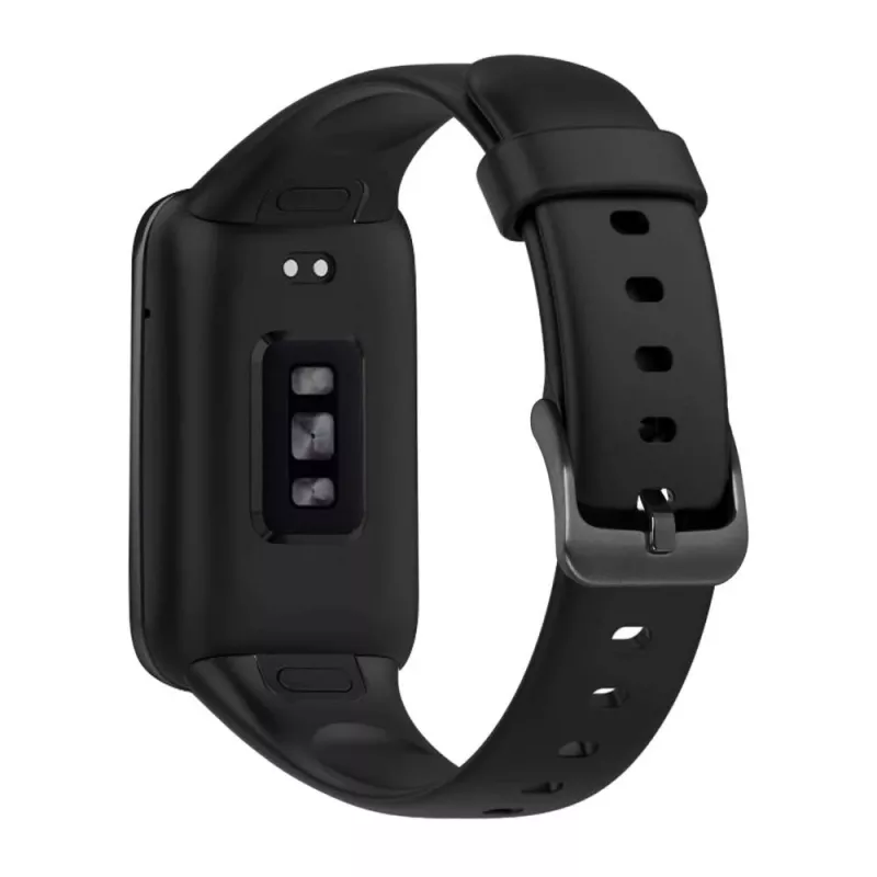 Pulseira de silicone FIXED para Xiaomi Mi Smart Band 7 Pro – Preto, ajustável, resistente à água