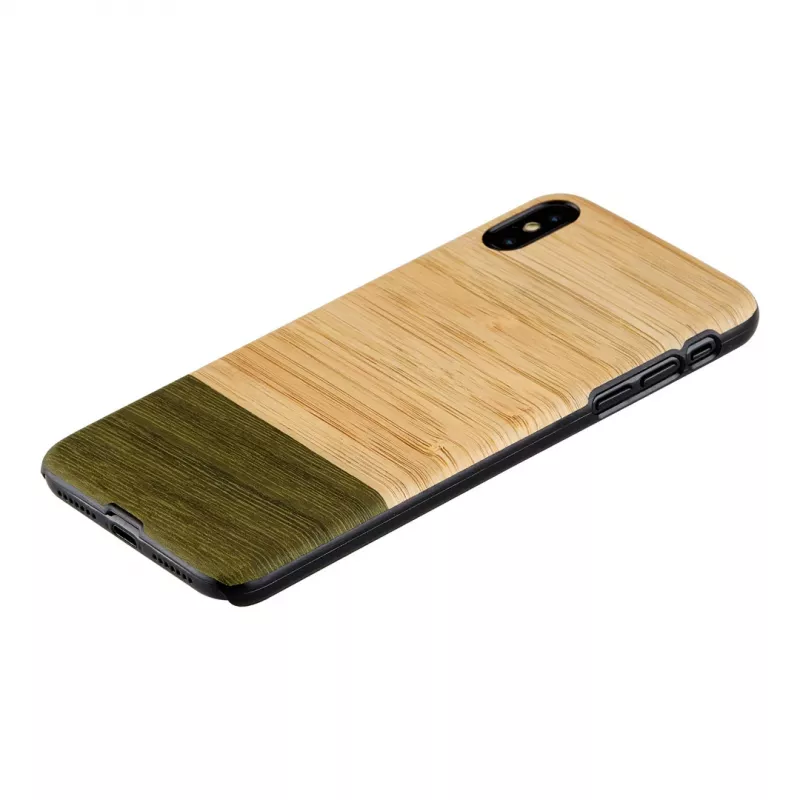 Capa para smartphone man and wood para iPhone X/XS — Bambuswald preto