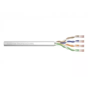 Cabo de rede Digitus CAT 6A U/UTP Twisted-Pair patch solto 100 m cinzento
