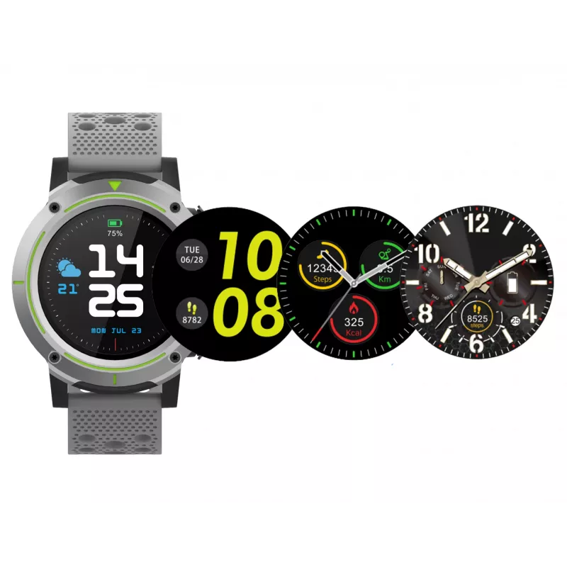 Denver SW-510 Smartwatch GPS, 1,3" ecrã tátil, cinzento