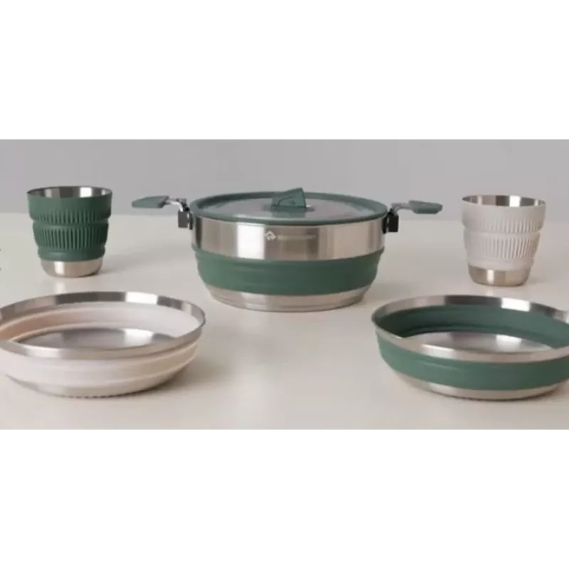 Conjunto de panela em aço inoxidável SEA TO SUMMIT Detour