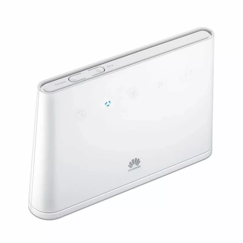 Huawei B311-221 router sem fios 4G LTE, LTE Cat.4 150/50 Mbps, Wi-Fi, 1x Gigabit Ethernet, 1x POTS, branco