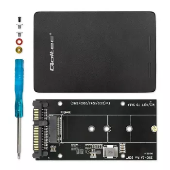 Adaptador para disco M.2 SSD | SATA NGFF para SATA III | 2TB | velocidade super 6Gb/s | preto