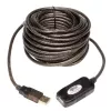 Tripp Eaton Tripp Lite Série 10M cabo repetidor de extensão ativa USB 2.0 Hi-Speed USB-A M/F 33' 33ft 10 metros - cabo de extensão USB - USB (M)