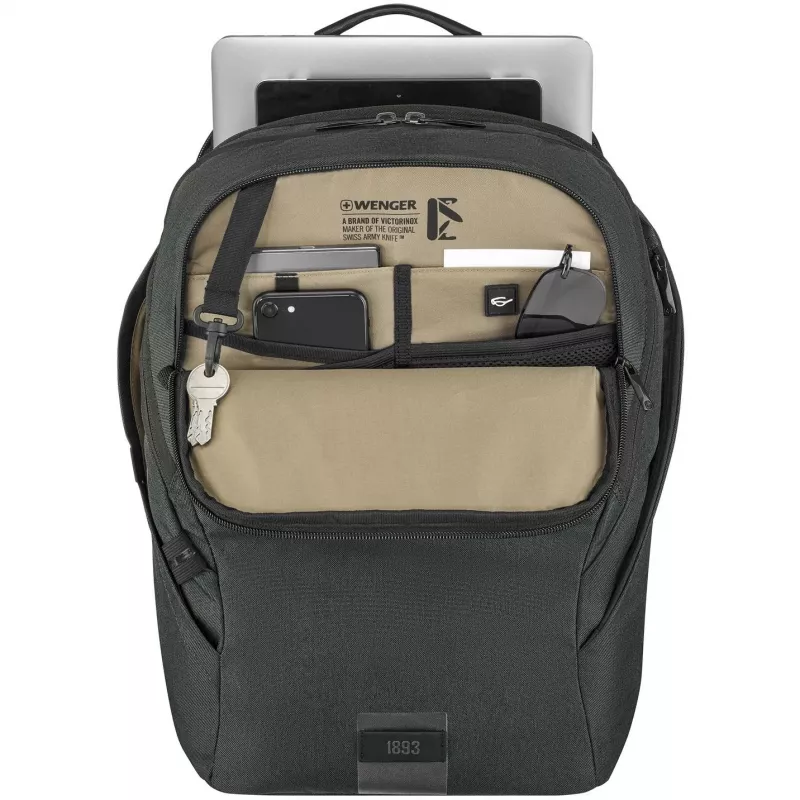Mochila de lazer Wenger SwissGear MX Eco Light cinzento plástico reciclado