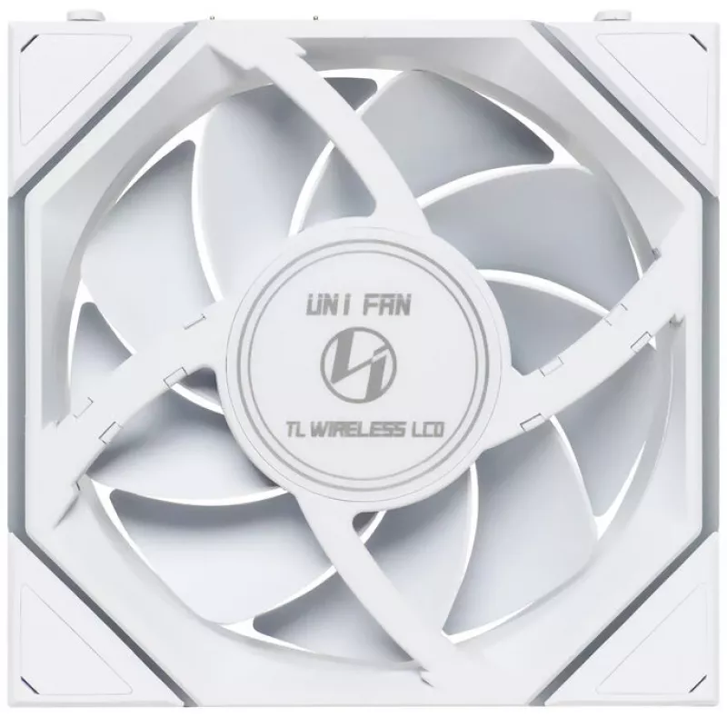 Lian Li UNI FAN TL Wireless LCD 120 White — ventoinha PWM de 120mm com controlador LCD sem fios