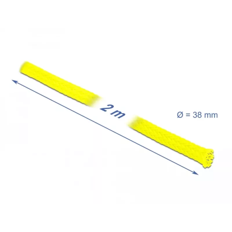 Bainha de cabo DeLOCK 20755 amarelo